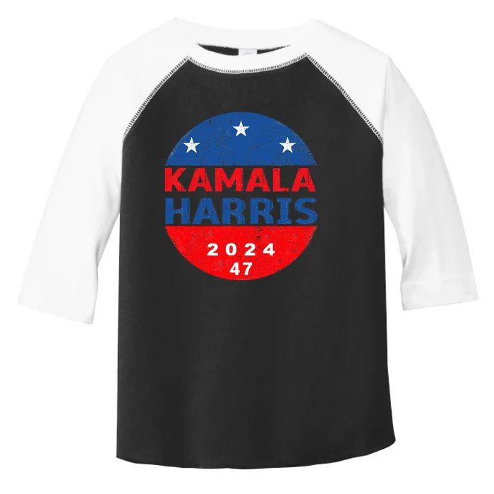 Vote 47 Kamala Harris 2024 President America Election Toddler Fine Jersey T-Shirt