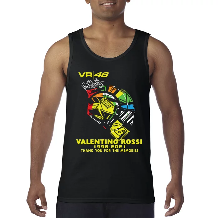 Vr 46 Valentino Rossi 19962021 Thank You For The Memories Tank Top