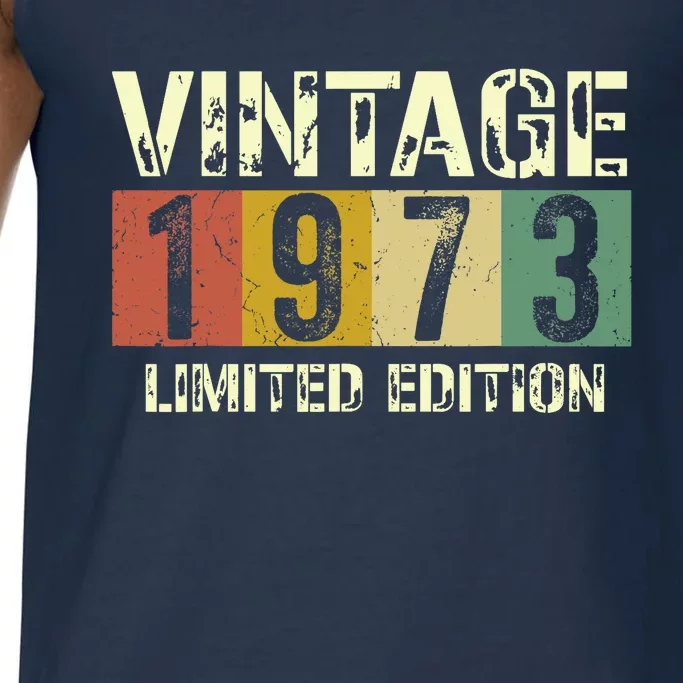 Vintage 50 Birthday Decorations 50th BDay 1973 Birthday Comfort Colors® Tank Top