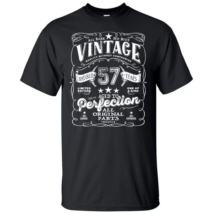 Vintage 57th Birthday Perfection Original Part 1966 Tall T-Shirt