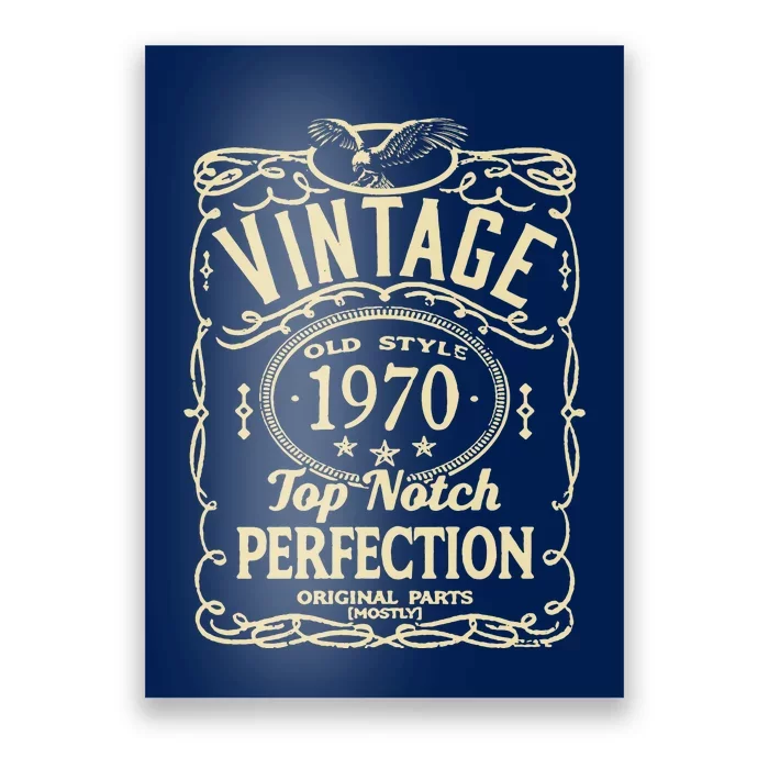 Vintage 53rd Birthday top notch 1970 Poster