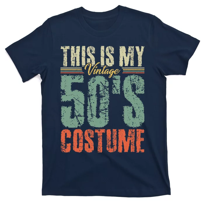 Vintage 50s Costume 50's Outfit 1950s Fashion 50 Theme Party T-Shirt