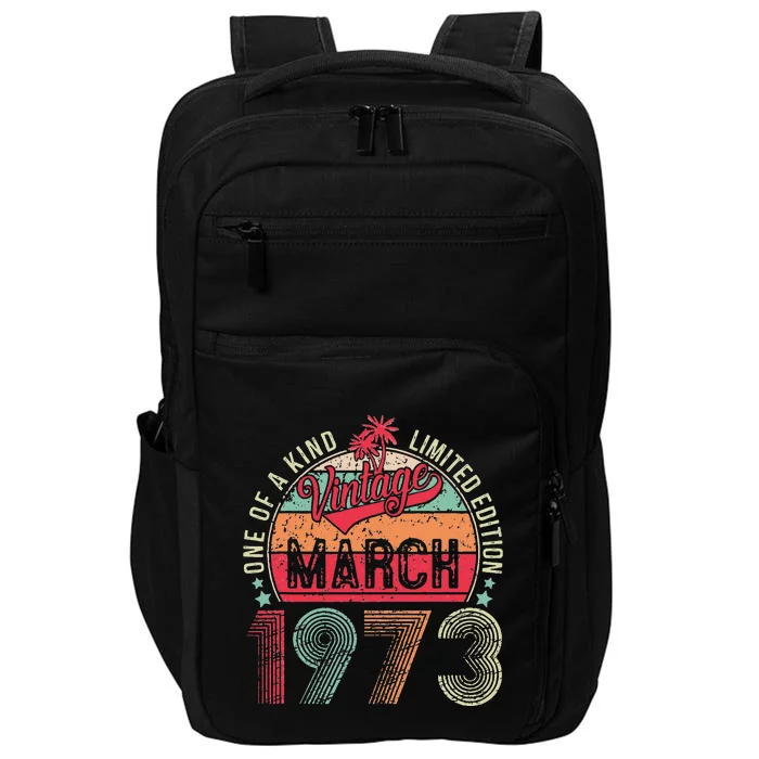 Vintage 50 Year Old March 1973 Limited Edition 50th Birthday Impact Tech Backpack