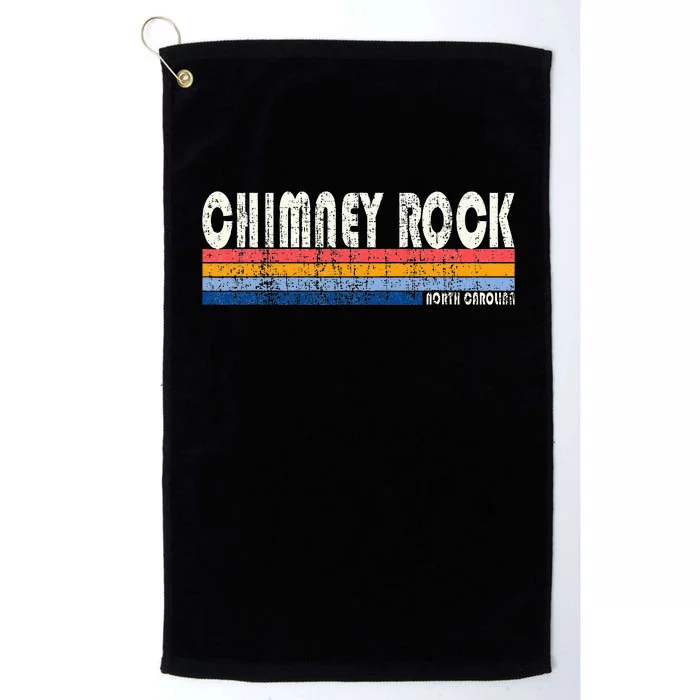 Vintage 70s 80s Style Chimney Rock Nc Platinum Collection Golf Towel