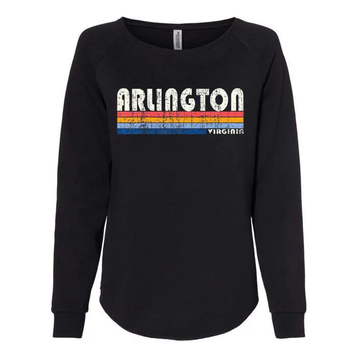 Vintage 70s 80s Style Arlington Va Womens California Wash Sweatshirt