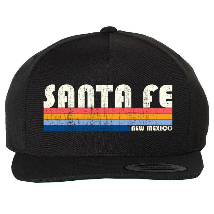 Vintage 70s 80s Style Santa Fe Nm Great Gift Wool Snapback Cap