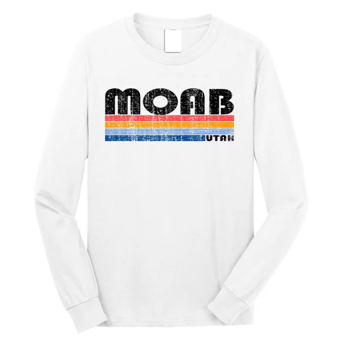 Vintage 70s 80s Style Moab Utah Long Sleeve Shirt