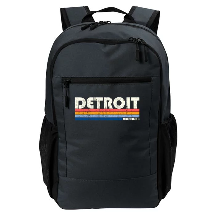 Vintage 70s 80s Style Detroit Mi Great Gift Daily Commute Backpack