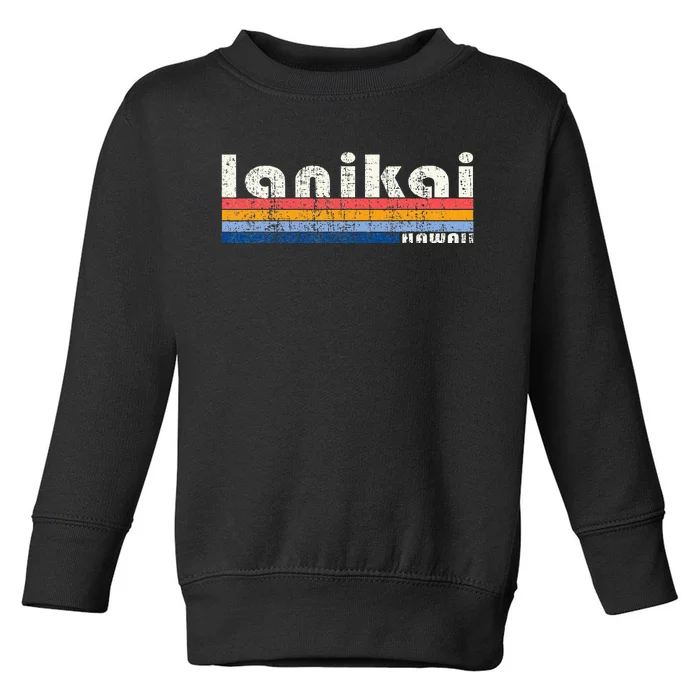 Vintage 70s 80s Style Lanikai Hi Toddler Sweatshirt