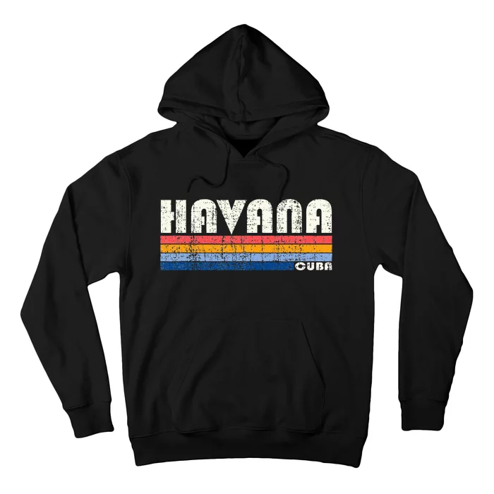 Vintage 70s 80s Style Havana Cuba Hoodie