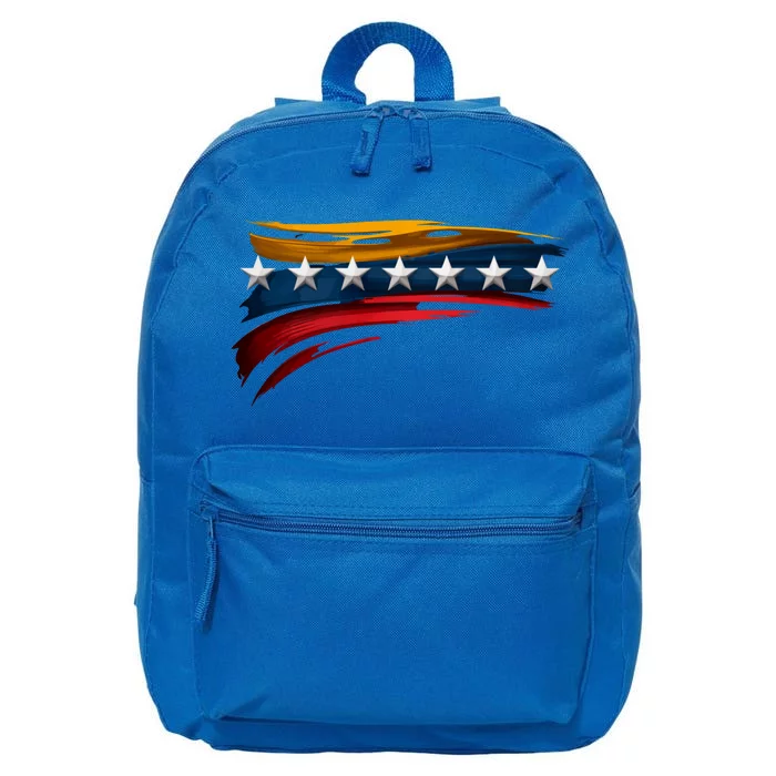 Venezuela 7 Big Stars Flag Minimalist 16 in Basic Backpack