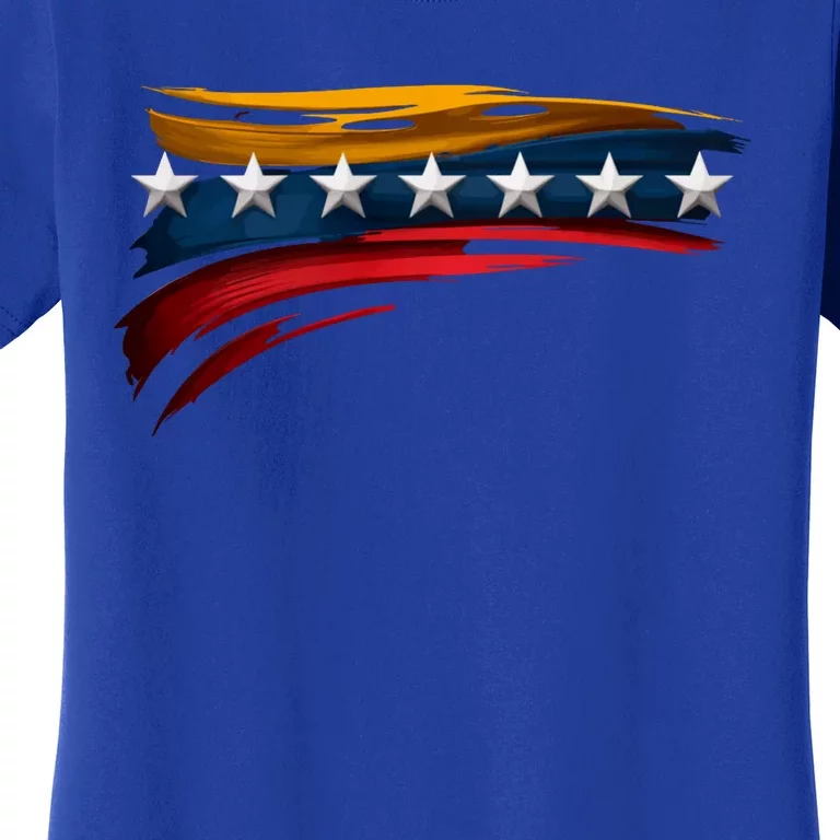 Venezuela 7 Big Stars Flag Minimalist Women's T-Shirt