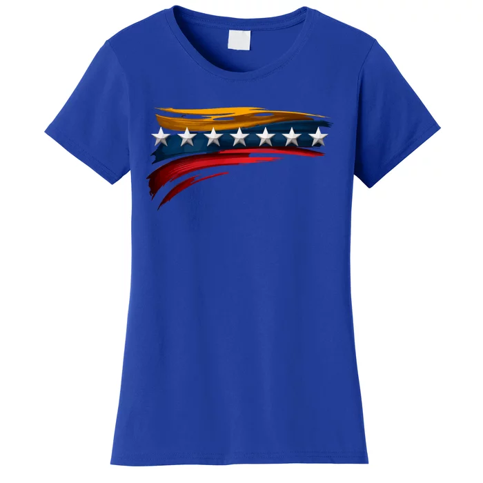 Venezuela 7 Big Stars Flag Minimalist Women's T-Shirt