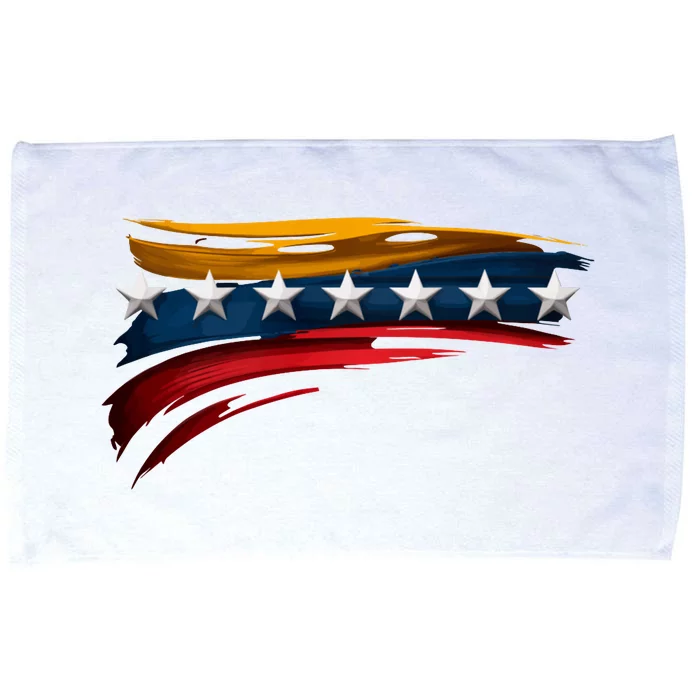 Venezuela 7 Big Stars Flag Minimalist Microfiber Hand Towel