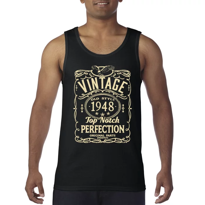 Vintage 75th Birthday top notch 1948 Tank Top