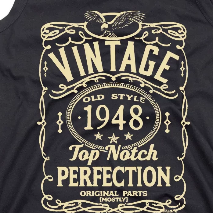 Vintage 75th Birthday top notch 1948 Tank Top