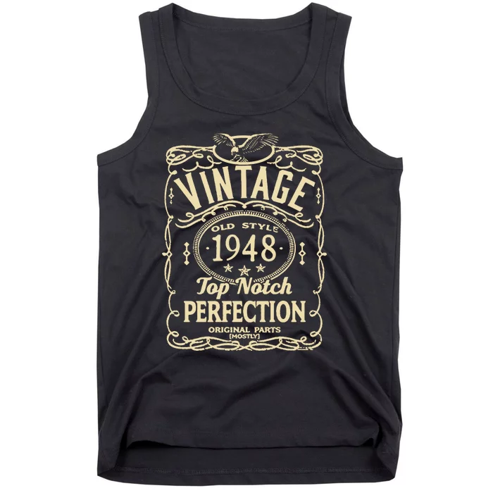 Vintage 75th Birthday top notch 1948 Tank Top