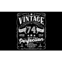 Vintage 74th Birthday Perfection Original Part 1949 Bumper Sticker