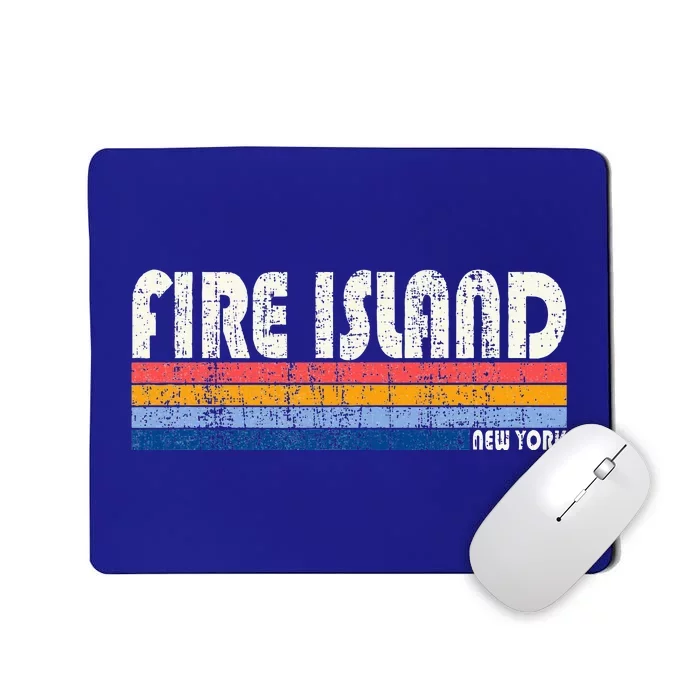 Vintage 70s Fire Island New York Mousepad