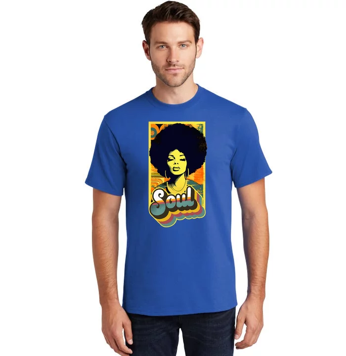 Vintage 70s Funk Afro Soul Tall T-Shirt