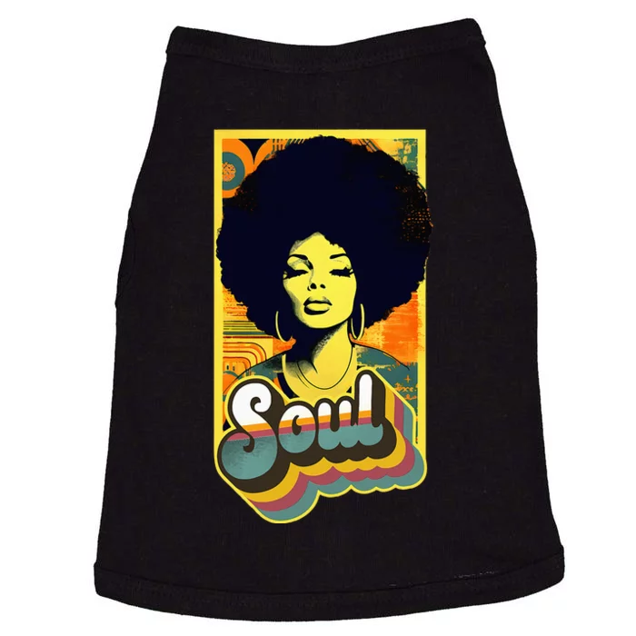 Vintage 70s Funk Afro Soul Doggie Tank