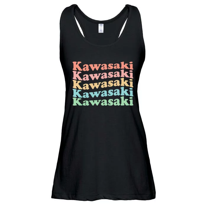 Vintage 70's Japan Hippie City Kawasaki Ladies Essential Flowy Tank