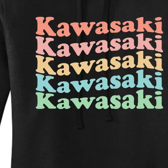 Vintage 70's Japan Hippie City Kawasaki Women's Pullover Hoodie