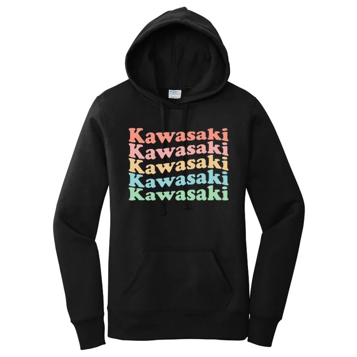 Vintage 70's Japan Hippie City Kawasaki Women's Pullover Hoodie