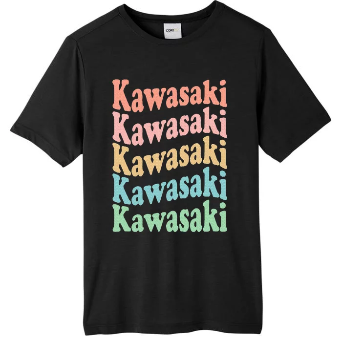 Vintage 70's Japan Hippie City Retro Kawasaki ChromaSoft Performance T-Shirt