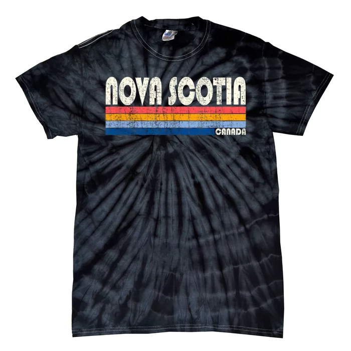 Vintage 70s Nova Scotia Canada Tie-Dye T-Shirt