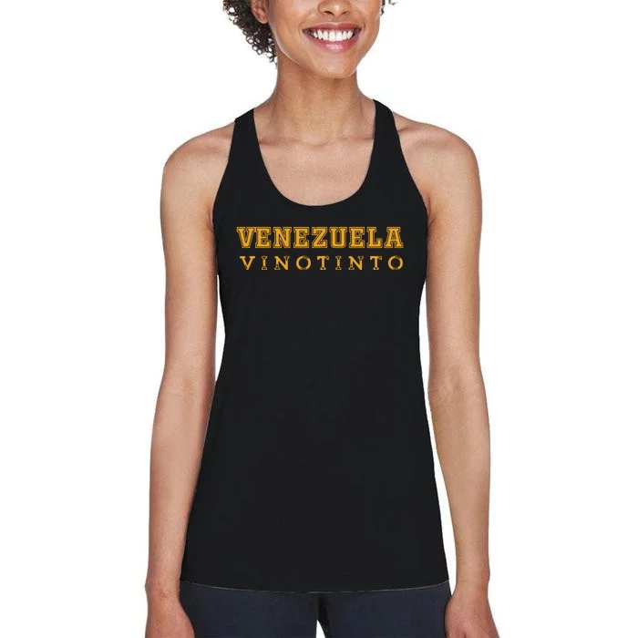 Venezuela 7 Star Flag Jersey Futbol Soccer Franela Venezuela Women's Racerback Tank