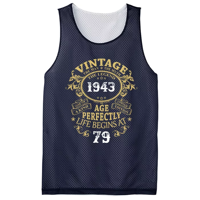 Vintage 79 The Man Myth Legend Mesh Reversible Basketball Jersey Tank