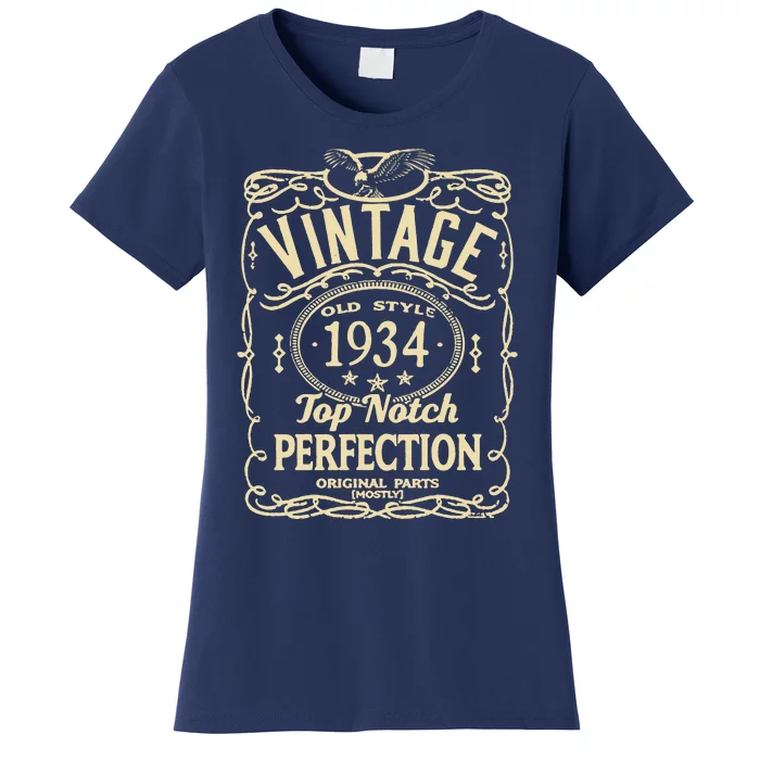 Vintage 89th Birthday top notch 1934 Women's T-Shirt