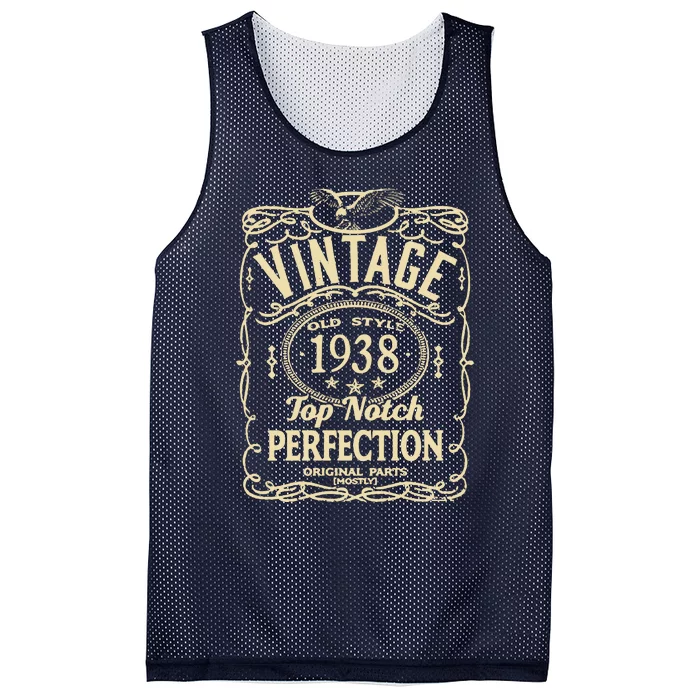 Vintage 85th Birthday top notch 1938 Mesh Reversible Basketball Jersey Tank