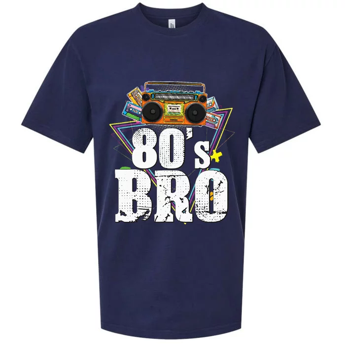 Vintage 80s Bro 1980s Fashion 80 Party Sueded Cloud Jersey T-Shirt