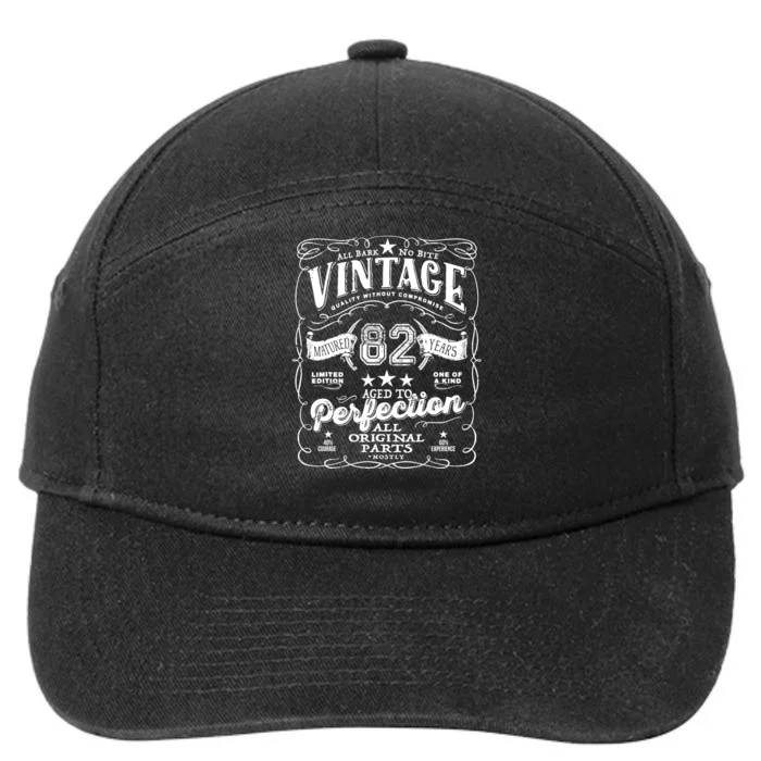 Vintage 82nd Birthday Perfection Original Part 1941 7-Panel Snapback Hat