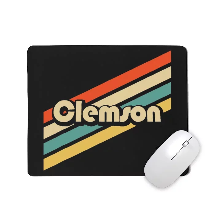 Vintage 80s Clemson South Carolina Mousepad