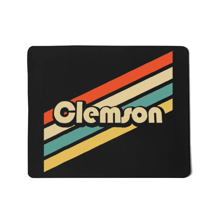 Vintage 80s Clemson South Carolina Mousepad