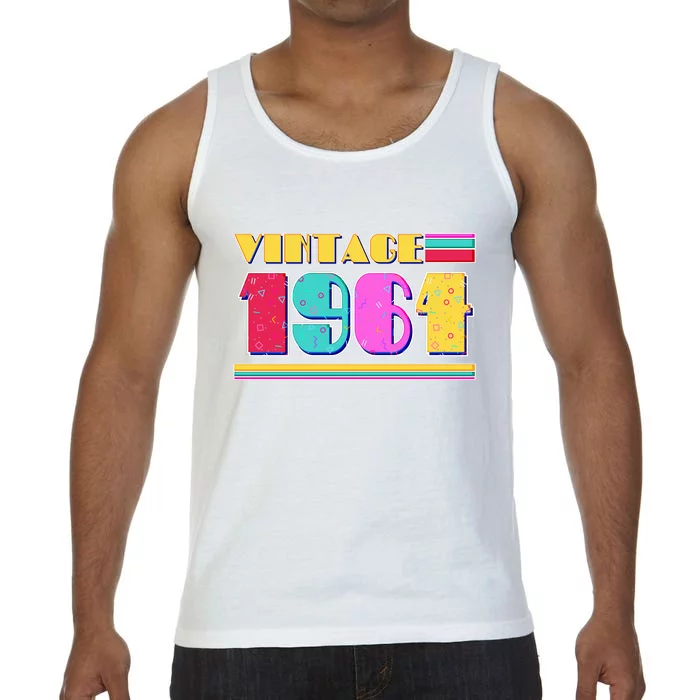 Vintage 80s Colors 1964 60th Birthday Comfort Colors® Tank Top