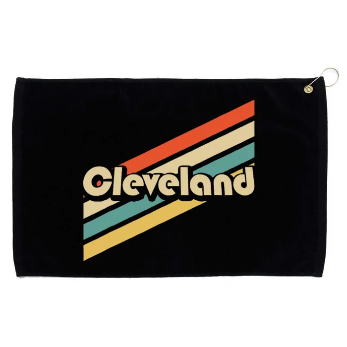 Vintage 80s Cleveland Ohio Grommeted Golf Towel