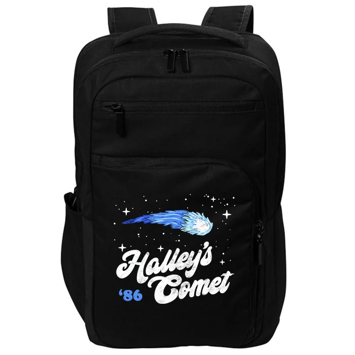 Vintage 80S HalleyS Comet Retro Space Lover Distressed Impact Tech Backpack