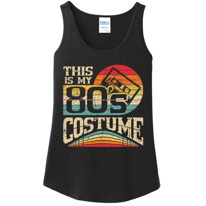 Vintage 80s Outfit Wo  This Is My 80's Costume Party Ladies Essential Tank