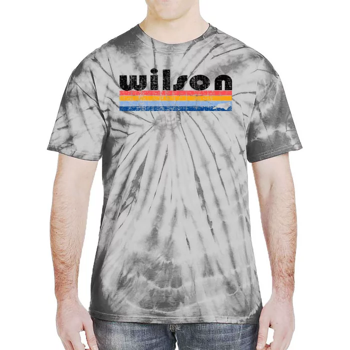 Vintage 80s Style Wilson Nc Tie-Dye T-Shirt