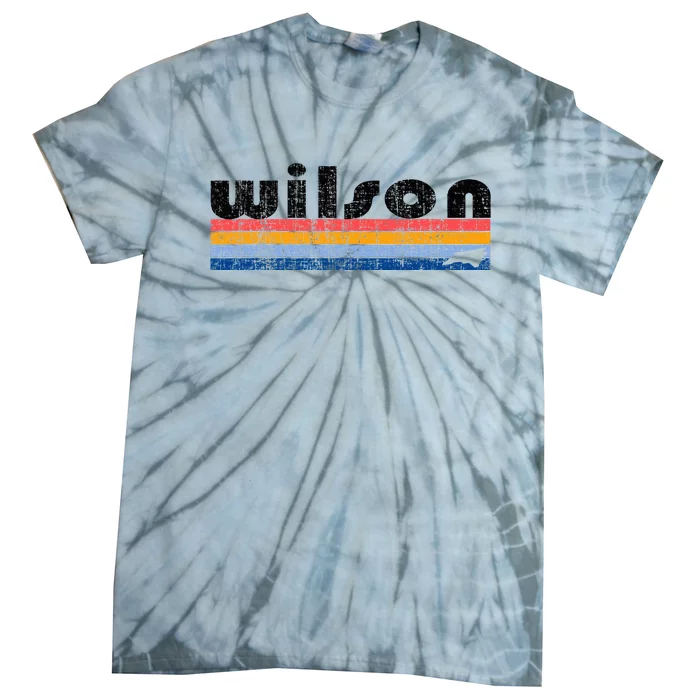 Vintage 80s Style Wilson Nc Tie-Dye T-Shirt