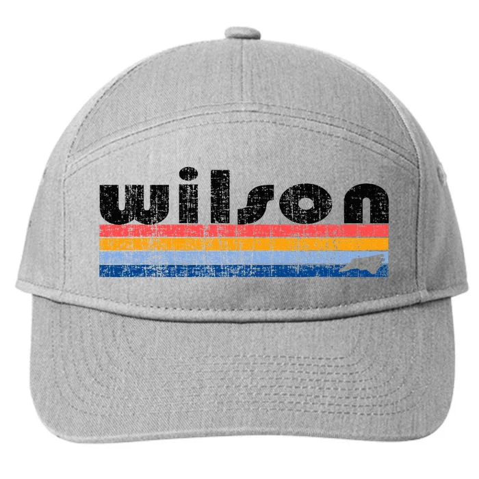 Vintage 80s Style Wilson Nc 7-Panel Snapback Hat