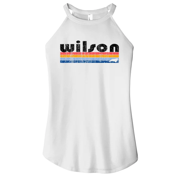 Vintage 80s Style Wilson Nc Women’s Perfect Tri Rocker Tank