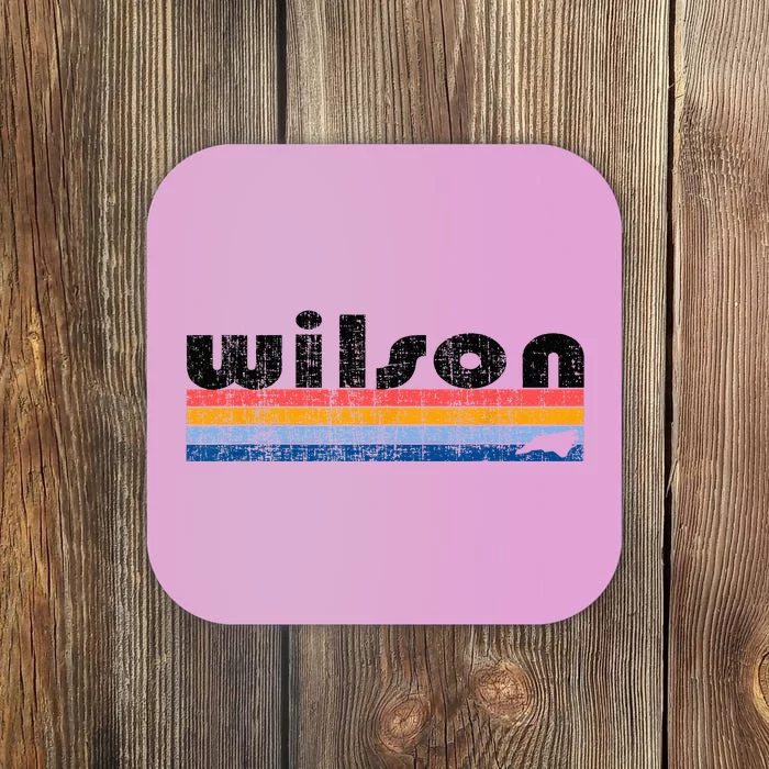 Vintage 80s Style Wilson NC Coaster