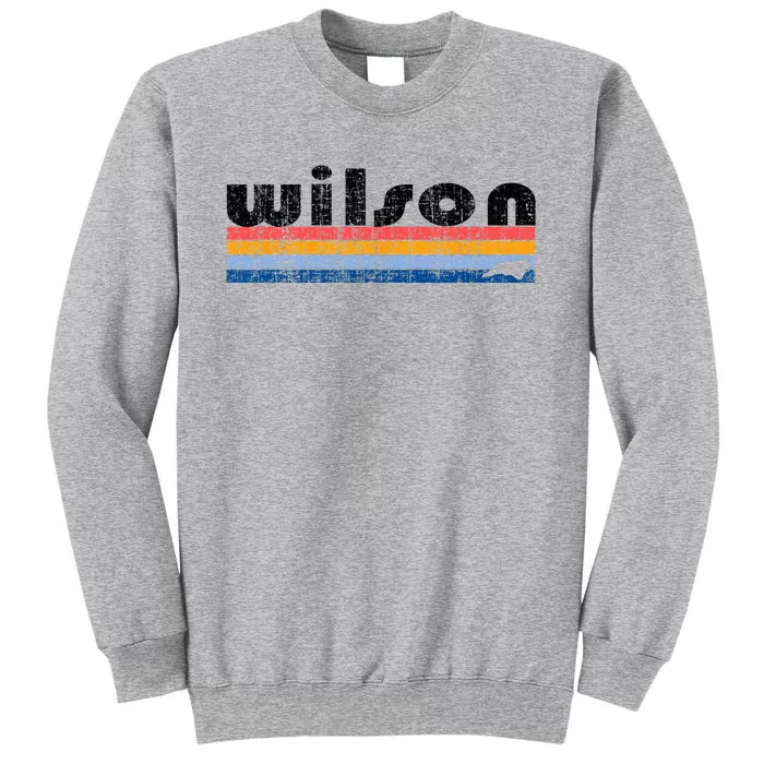 Vintage 80s Style Wilson NC Tall Sweatshirt