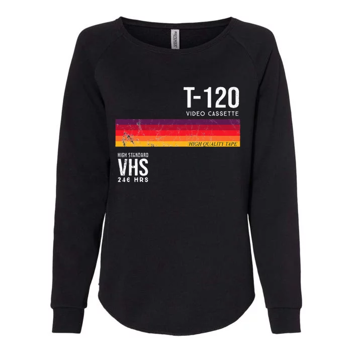 Vintage 80s Video Cassette Tape Vhs Womens California Wash Sweatshirt