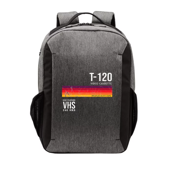 Vintage 80s Video Cassette Tape Vhs Vector Backpack